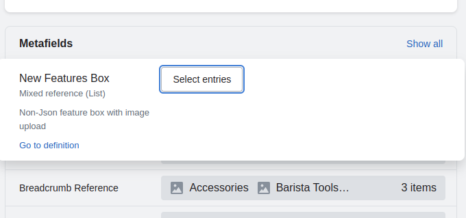 New Features Box